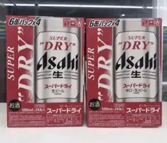 アサヒ スーパードライ 500ml×24缶入 晴れ風 350ml×6缶 - メルカリ