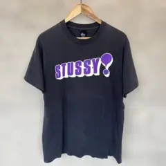 【希少】old stussy 90s 紺タグ T USA製 シングルステッチ Ｌ