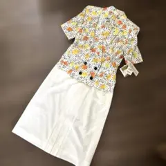 昭和レトロ 平成レトロ 花柄 スカートセットアップ ヴィンテージ