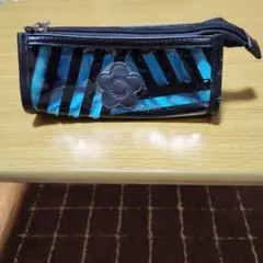 MARY QUANT ストライプポーチ