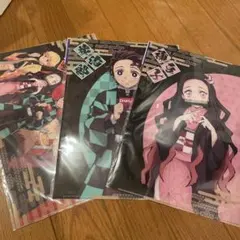 鬼滅の刃 クリアファイル 3枚セット
