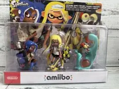 新品★amiiboスプラトゥーン3トリプルセットインクリングオクトリングコジャケ