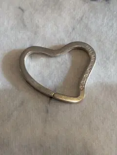 美品 Tiffany キーリング ティファニーブルー 金具 シルバー 本革