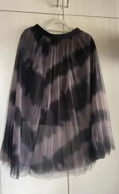 グラデーション プリーツスカート