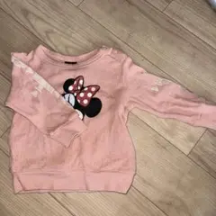 【ベビー服】BABYDOLL ミニーマウス トレーナー 80