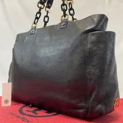 【美品】トリーバーチ ロビンソン トートバッグ ビジネスバッグ レザー A4可