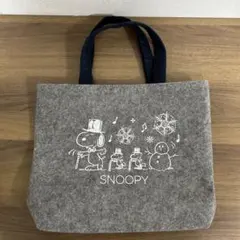 SNOOPY スヌーピー フェルト生地 トートバッグ ハンドバッグ