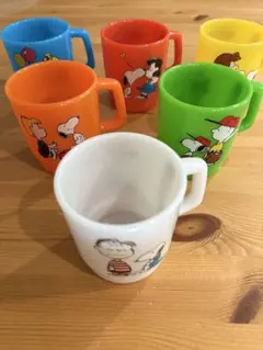 スヌーピー　プラスチック　スタッキングマグカップ　230ml 日本製　未使用