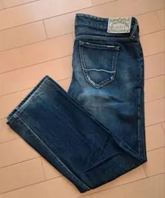 BRAPPERS ダークブルー ストレートデニム