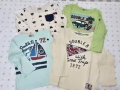 ミキハウス　ダブルB　長袖Tシャツ セット　保育園