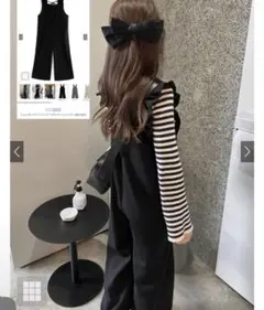 ショルダーフリルバックリボンオールインワン[dh1241 グレイル