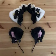 猫耳カチューシャ　２つセット