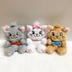 韓国限定★ディズニー マリー トゥルーズ ベルリオーズ ぬいぐるみ キーリング