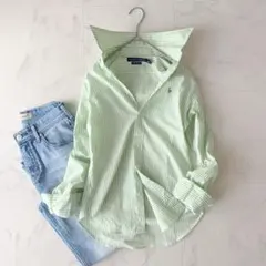 美品✨《ラルフローレン》オックスフォード ボタンダウンシャツ マルチポニー