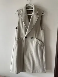 ZARA ザラ　コートジレ　ベスト　ロング　美品お値下げ！