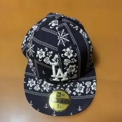 LA Dodgers 59FIFTY フラワー柄キャップ 7 1/4