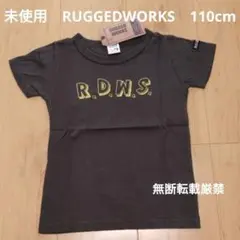 未使用☆RUGGEDWORKS☆半袖カットソーTシャツ☆チャコール☆110cmのサムネイル