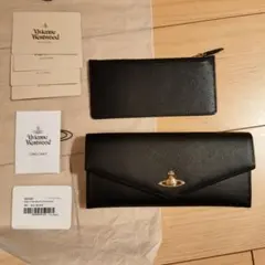 Vivienne westwood saffiano 長財布