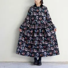 ヨウジヤマモト 切りっぱなし牡丹コート フラワージャガード カッティング 希少 ヨウジヤマモト 切りっぱなし牡丹コート フラワージャガード