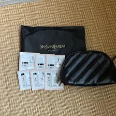 イヴサンローラン YSL ノベルティ ポーチ ブラック　サンプル付き