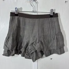 【3036番】jillstuart チェック柄 キュロット フリルデザインのサムネイル