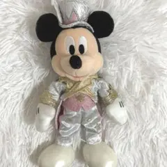 超美品ディズニーミッキー東京ディズニーシー40周年ぬいぐるみバッジ