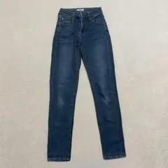 【小さいサイズ 34】オゾック◇スキニーデニム ストレッチ インディゴのサムネイル