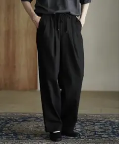 DOUBLEPLEATED EASYTROUSERS SURVIVALCLOTH