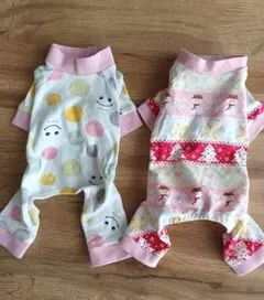 【☆セット販売最終価格☆】犬服ロンパース２枚セット♪のサムネイル