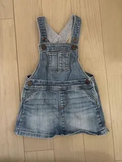 H&M デニムジャンパースカート