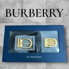 Burberry バ ー バ リー ノバチェック ベルト シルバーバックル - メルカリ