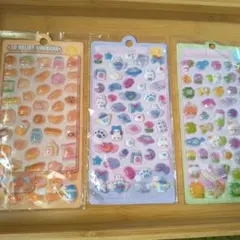 ボンボンドロップシール　3枚セット