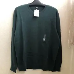 カシミヤクルーネックセーター