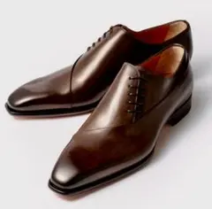 Santoni サイドレース　ドレスシューズ ブラウンのサムネイル