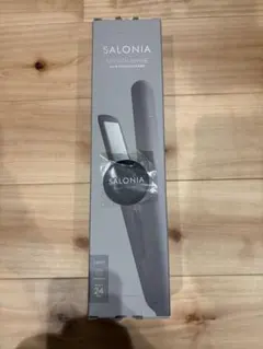 【新品未使用】サロニア スムースシャイン ストレート アイロン 24mm　グレー
