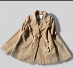 LIZLISA リズリサ　ベージュ キャメル　ジャケット　ショートコート