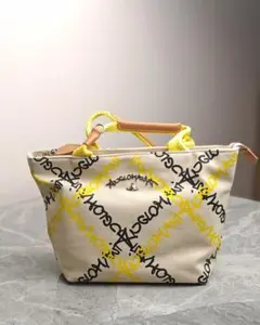 Vivienne Westwood ロゴキャンバスバッグ　ショルダーバッグ