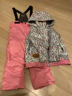 JOYRIDE 120 花柄ピンク　スキーウェア　スノーウェア