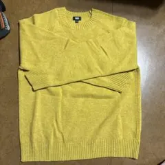 UNIQLO イエロー ニットセーター Lサイズ