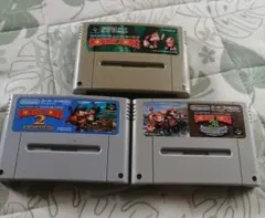 ★スーパーファミコン★ドンキーコング 3本セット