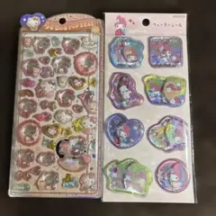 うるちゅるポップ　キティ&ウォーターシール マイメロ［正規品］2枚セット