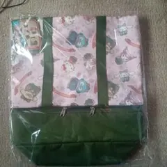 サンリオキャラクターズもふ耳レトロロリヰタ保冷ポケット付き２段トートバッグ