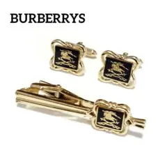 【美品✨】BURBERRY 騎士モチーフ ゴールド ネクタイピン カフス セット