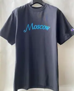 Champion別注 logoprinted t-shirt MOSCOW