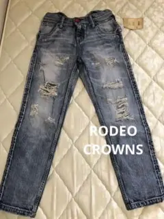 ダメージデニム ロデオクラウンズ　サイズ0 Sサイズ