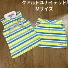 クアルトユナイテッド♡セットアップ　ゴルフポロシャツ　ゴルフスカートのサムネイル