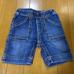 DOUBLE.B デニム ハーフパンツ 80