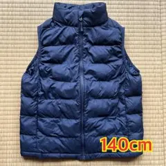 ユニクロ　ダウンベスト 140cm ネイビー