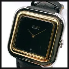 【自動巻】SEIKO セイコー★レディース 腕時計 ベルト新品 スクエア デイト