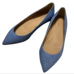 【CHEMBUR チェンバー】フラットシューズ パンプス ポインテッドトゥ